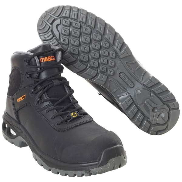 Mascot Høj Top Sikkerhedsstøvler Footwear Energy F0135 Sort EU 42