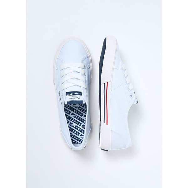 Pepe Jeans Trænere Brady W Basic Hvid EU 40 Kvinde
