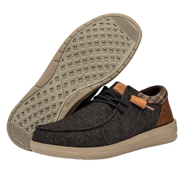 Hey Dude Skor Wally Grip Wool Brun EU 44 Man