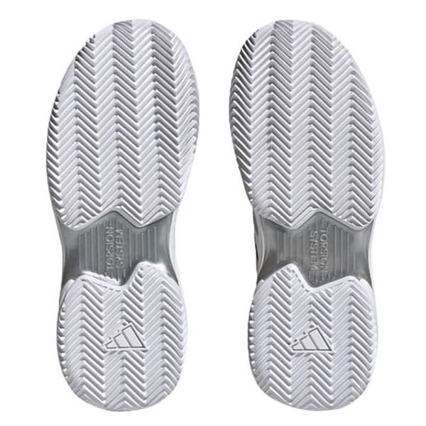 Adidas Alle Court Sko Courtjam Control Clay Hvid EU 41 1/3 Kvinde