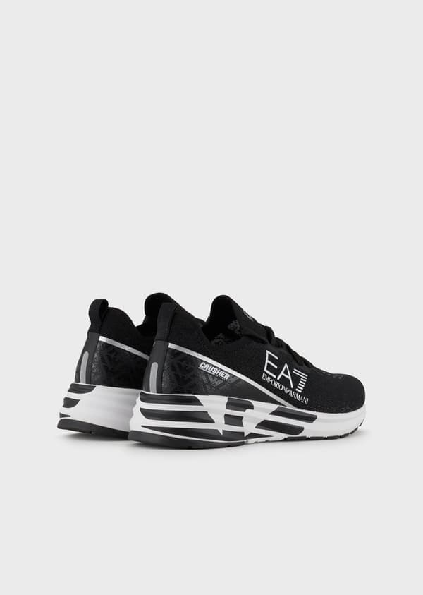 Ea7 Emporio Armani Utbildare Crusher Distance Kni Svart EU 47 1/3 Man