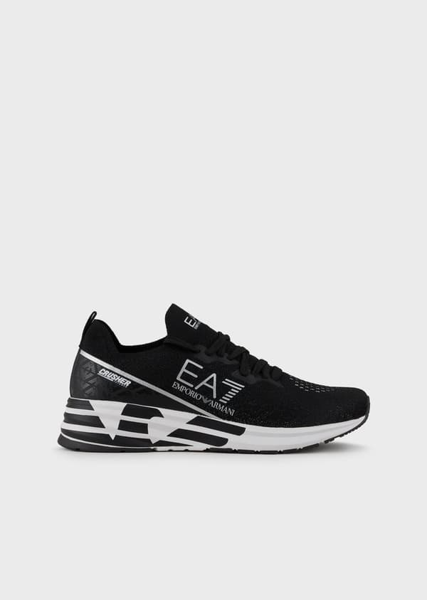 Ea7 Emporio Armani Utbildare Crusher Distance Kni Svart EU 47 1/3 Man