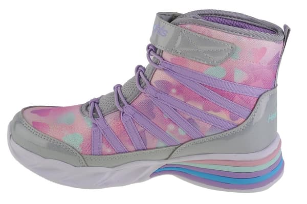 Skechers Sweetheart Lights - Dreamy Love 302667L-SMLT, för Tjej, Vinterkängor, silver