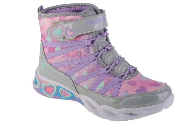 Skechers Sweetheart Lights - Dreamy Love 302667L-SMLT, för Tjej, Vinterkängor, silver Silver 36