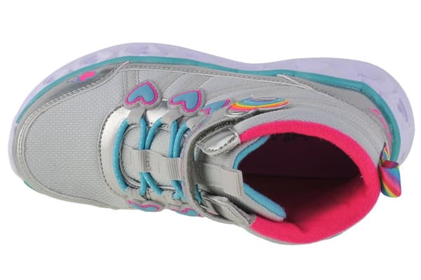Skechers Sweetheart Lights - Sweet Styling 302668L-SMLT, för Tjej, Vinterkängor, silver