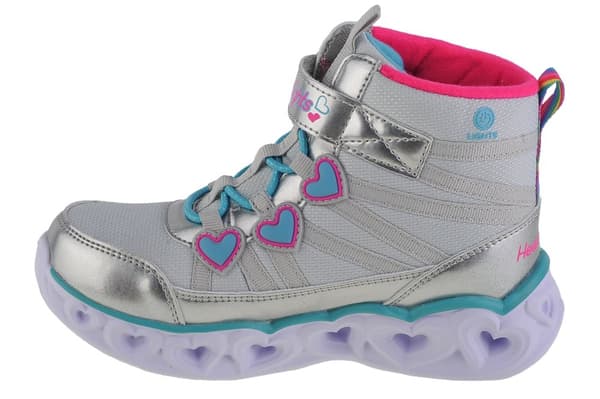 Skechers Sweetheart Lights - Sweet Styling 302668L-SMLT, för Tjej, Vinterkängor, silver