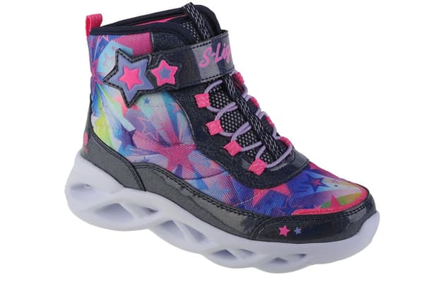 Skechers Twisty Brights - Sweet Starz 302690L-NVMT, för Tjej, Vinterkängor, marinblå