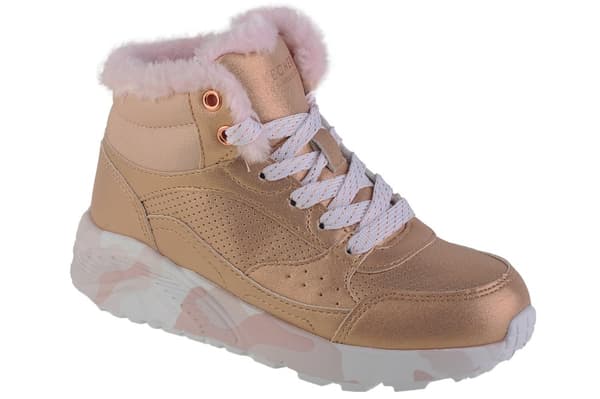 Skechers Uno Lite - Camo Dazzle 310485L-GDPK, för Tjej, Sneakers, guld Gold 35