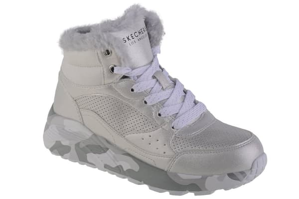 Skechers Uno Lite - Camo Dazzle 310485L-SLGY, för Tjej, Sneakers, silver Silver 32