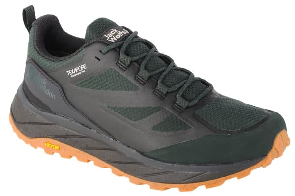Jack Wolfskin Terraventure Texapore Low M 4051621-4161, Man, Träningsskor, grön