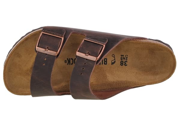 Birkenstock Arizona LEOI Habana 52531, Unisex, Slides, brun
