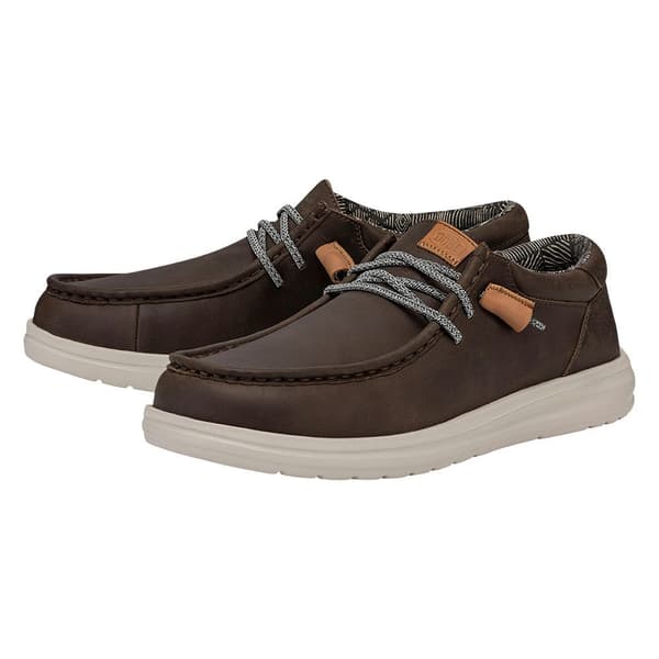 Hey Dude Sko Wally Grip Craft Leather Brun EU 41 Mand