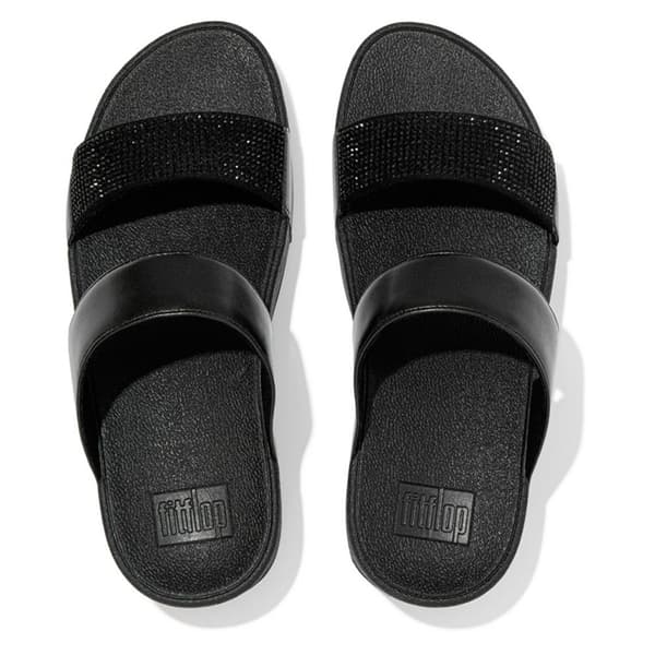 Fitflop Sandaler Lulu Crystal Svart EU 41 Kvinna