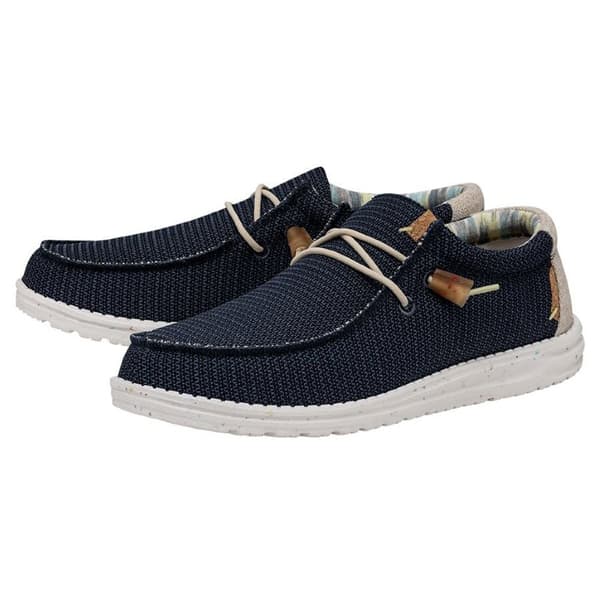 Hey Dude Skor Wally Eco Stretch Blå EU 42 Man