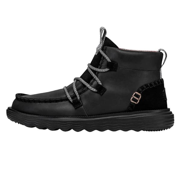 Hey Dude Sko Reyes Leather Sort EU 40 Kvinde