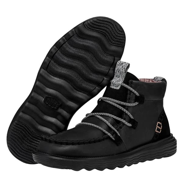 Hey Dude Sko Reyes Leather Sort EU 40 Kvinde