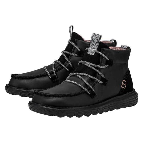Hey Dude Sko Reyes Leather Sort EU 40 Kvinde