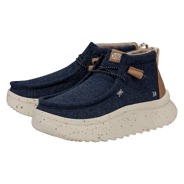 Hey Dude Sko Wendy Peak Hi Wool Blå EU 37 Kvinde
