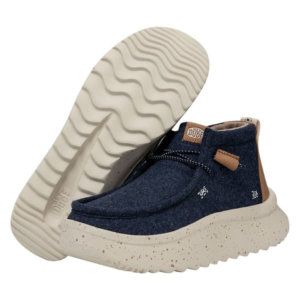 Hey Dude Skor Wendy Peak Hi Wool Blå EU 41 Kvinna
