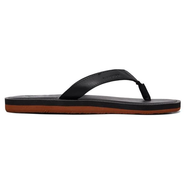 Quiksilver Flip Flops Molokai Nubuck Ii Svart EU 42 Man