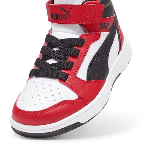 Puma Utbildare Rebound V6 Mid Ac+ Röd,Vit EU 31 Pojke