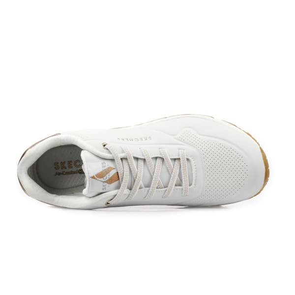 Skechers Valmentajat Uno Shimmer Away Valkoinen EU 41 Nainen