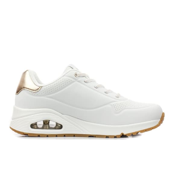 Skechers Valmentajat Uno Shimmer Away Valkoinen EU 41 Nainen
