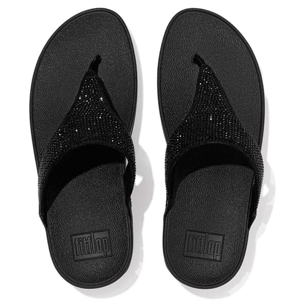 Fitflop Sandaler Lulu Crystal Emb Svart EU 39 Kvinna