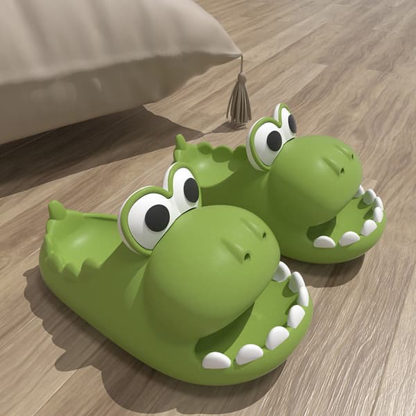 Dinosaur hjemmesko med blød sål 35/36