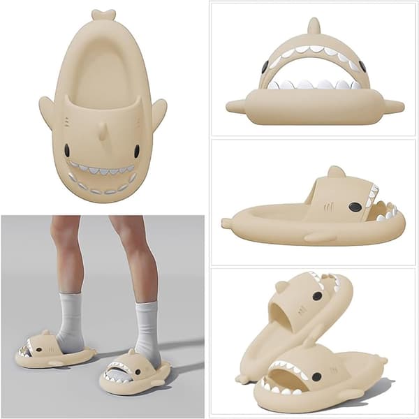 Mjuka Hajtofflor 46/47 - Beige
