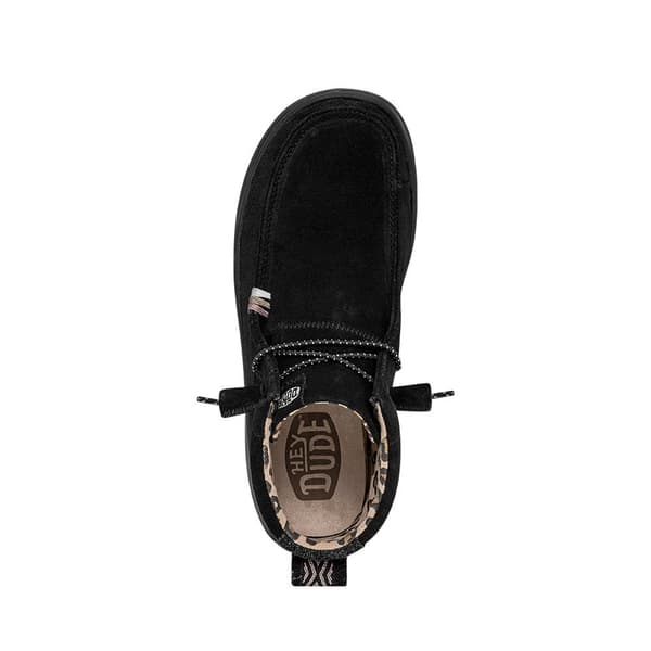 Hey Dude Sko Wendy Peak Hi Suede Sort EU 40 Kvinde