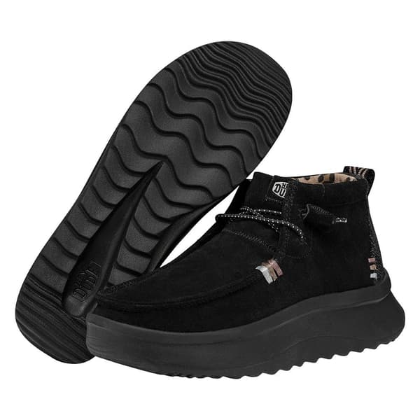 Hey Dude Sko Wendy Peak Hi Suede Sort EU 40 Kvinde