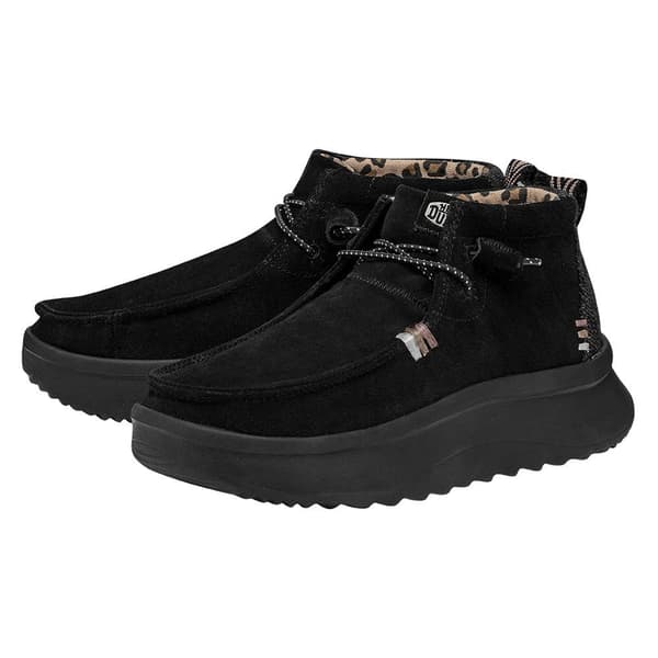 Hey Dude Sko Wendy Peak Hi Suede Sort EU 40 Kvinde