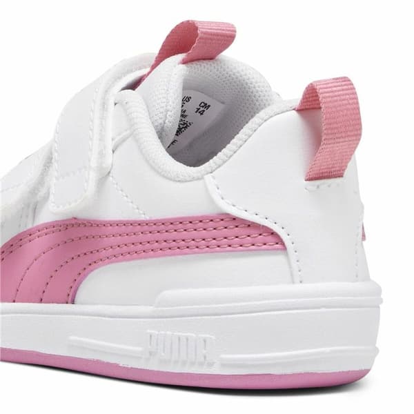 Sportskor för barn Puma Multiflex Sl V Vit Rosa - 39