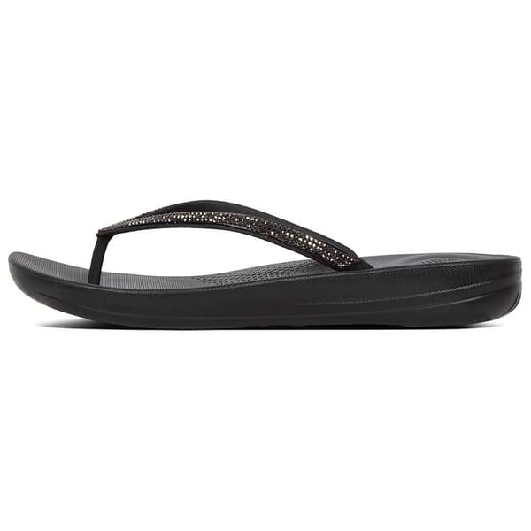 Fitflop Flip Flops Iqushion Sparkle Svart EU 39 Kvinna