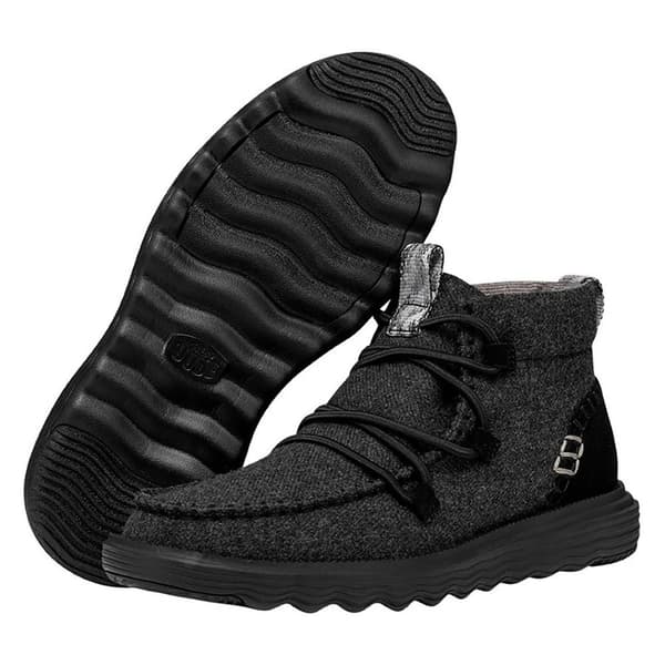 Hey Dude Skor Reyes Wool Svart EU 38 Kvinna