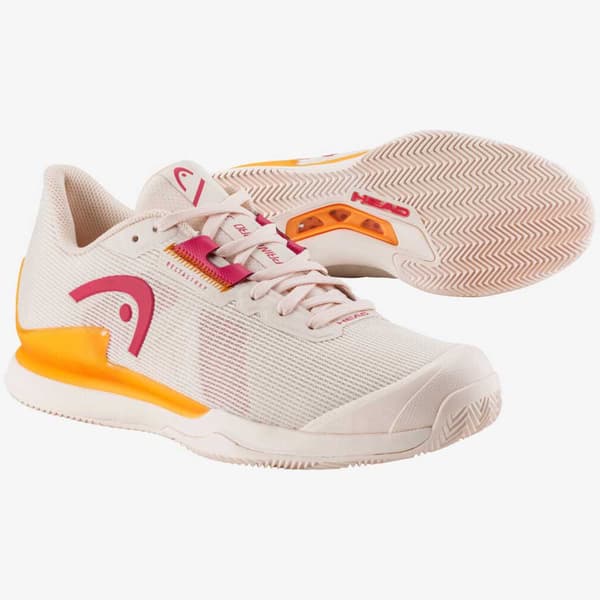 Head Racket Clay Sko Sprint Pro 3.5 Clay Beige EU 40 Kvinde