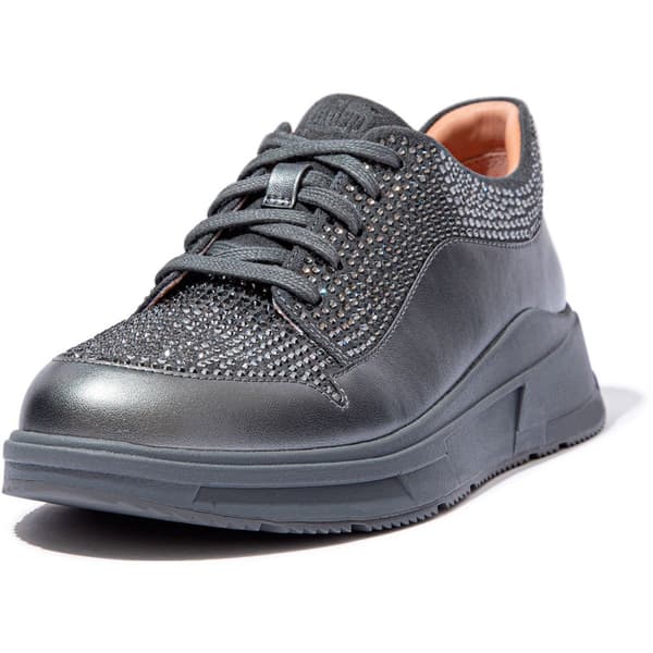 Fitflop Freja Utbildare Lace Up Low Grå EU 37 Kvinna