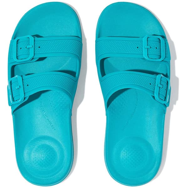 Fitflop Klipklapper Iqushion Two-bar Buckle Blå EU 38 Kvinde