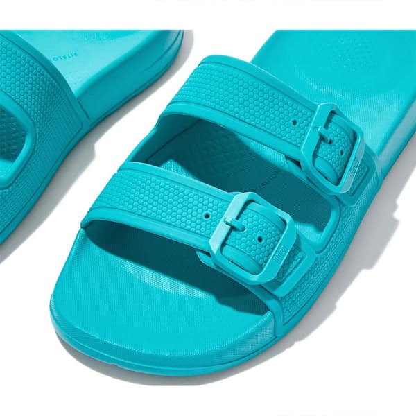 Fitflop Klipklapper Iqushion Two-bar Buckle Blå EU 38 Kvinde