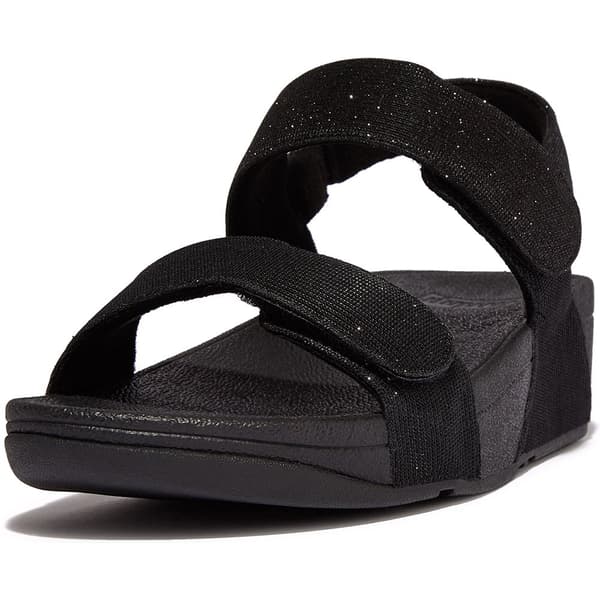 Fitflop Sandaler Lulu Adjustable Shimmerlux B-st Svart EU 40 Kvinna