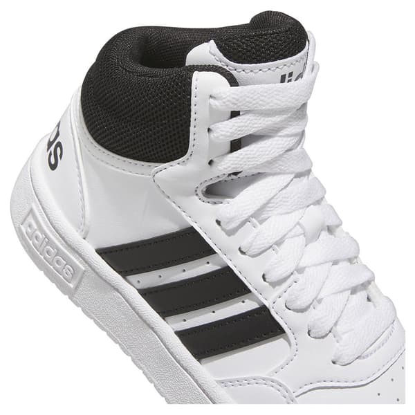 Adidas Utbildare Hoops 3.0 Mid Vit EU 36 Pojke