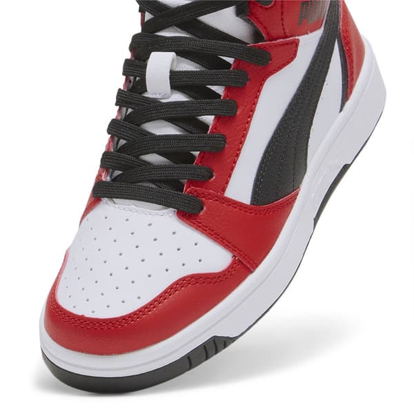 Puma Utbildare Rebound V6 Mid Röd,Vit EU 37 Pojke