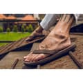 Miniatyrbillede 6 af 7: Indosole Klipklapper Essentials Brun EU 41-42 Mand