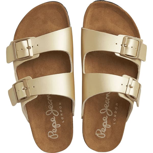Pepe Jeans Sandaler Oban Claic Guld EU 39 Kvinna