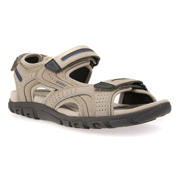 Geox Sandaler Uomo Strada Beige EU 43 Man