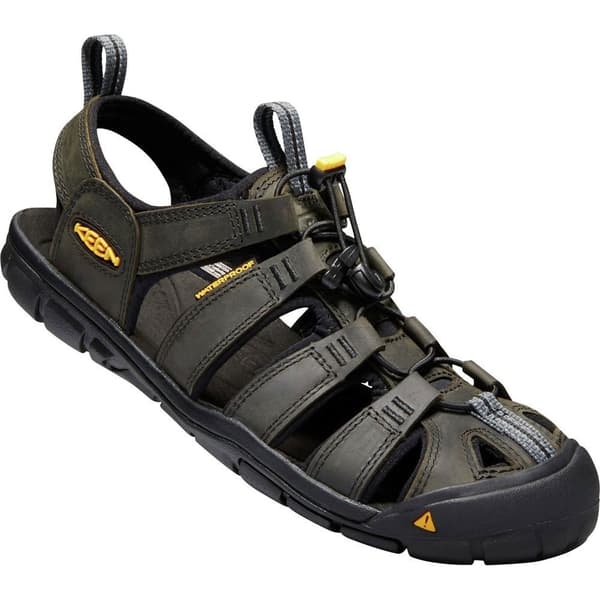 Keen Sandaler Clearwater Cnx Leather Sort EU 44 Mand