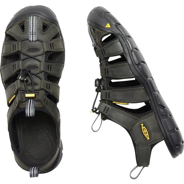 Keen Sandaler Clearwater Cnx Leather Sort EU 44 Mand