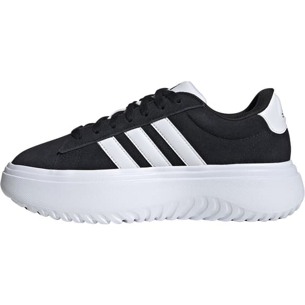 Adidas Trænere Grand Court Platform Suede Sort EU 42 Kvinde