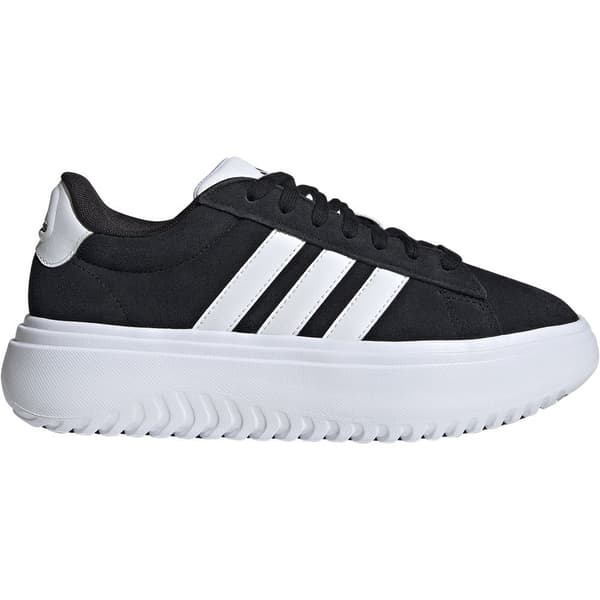 Adidas Trænere Grand Court Platform Suede Sort EU 42 Kvinde